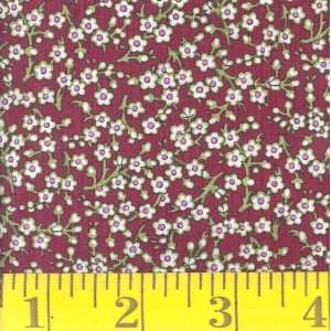  45 Wide Dynasty Blossom Brick Red Fabric By The Yard 