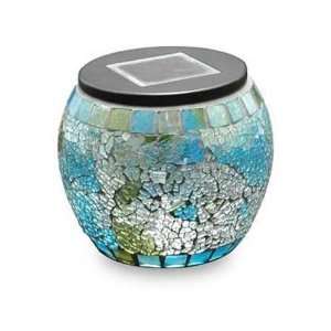  Mark Feldstein Solar Mosaic Globe Blue Tone, Soothing Mood 