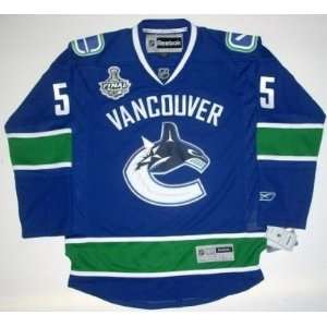 Christian Ehrhoff Vancouver Canucks 2011 Cup Jersey   X Large