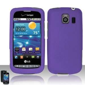  Purple Soft Silicone Skin Gel Cover Case for Lg Vortex 