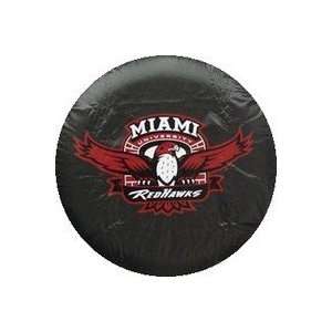  Miami of Ohio University Vinyl Tire Cover   Black Sports 