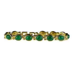    Simulated Malachite   Magnetic Therapy Bracelet (M SP) Jewelry