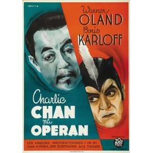  Charlie Chan at the Opera   Movie Poster   27 x 40
