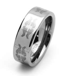   Laser Engraved For Men & Women (5 to 15) Size 13 Cobalt Free Jewelry