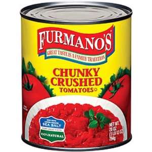 Furmanos Chunky Crushed Tomatoes   12 Pack  Grocery 