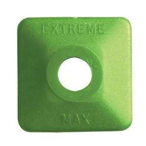  Square Plastic Snowmobile Stud Backers   24 Pack   Green 