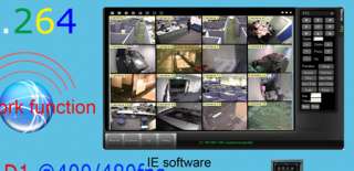 CCTV 8ch H.264 Realtime Full D1 Standalone Net IP DVR  