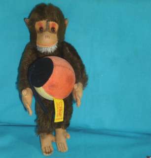 Early 10 Steiff Jocko Monkey Chimpanzee 5 way jointed  