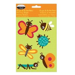  Bugs & Butterflies Dome Epoxy Stickers 4.5X6 Sheet 