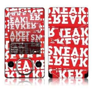   Zune  80GB  Sneaker Freaker  Red Skin  Players & Accessories
