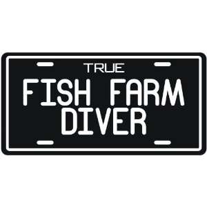 New  True Fish Farm Diver  License Plate Occupations  