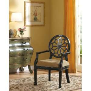  Asian Brocade Accent Chair