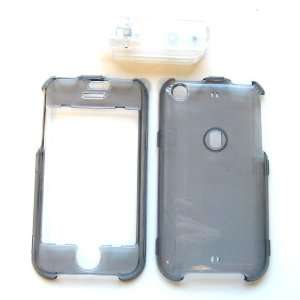   Transparent Cover with Belt Clip Smoke Grey Cell Phones & Accessories