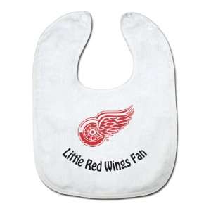  NHL Detroit Red Wings White Snap Bib with Team Logo 