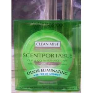 Slatkin & Co Clean Mist Scentportable Clip & Go Fragrance Unit Perfect 