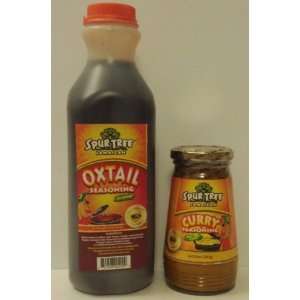 Spur Tree Jamaican Oxtail Medium + Curry Small Sauce Pack  