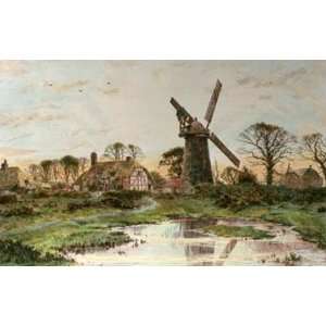  Windmill Large Etching Slocombe, Frederick Albert Fred 