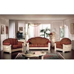  Rossella Italian Classic Fabric Sofa Set