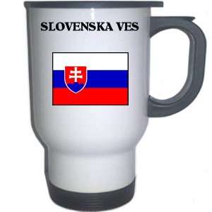  Slovakia   SLOVENSKA VES White Stainless Steel Mug 