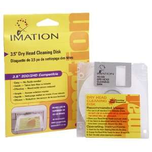    Imation 3.5IN Dry Head Claening Kit 30 Cleanings Electronics