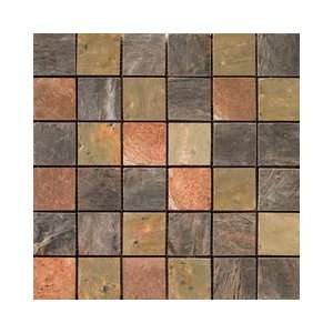  Emser Tile Slate Copper 12 x 12 Honed Mosaic Tile