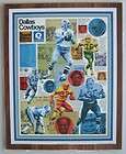 SHARP 1974 Dallas Cowboys 12 x 15 Team Collage Photo Plaque