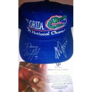  Danny Wuerfull and Steve Spurrier Dual Signed Gators Hat 