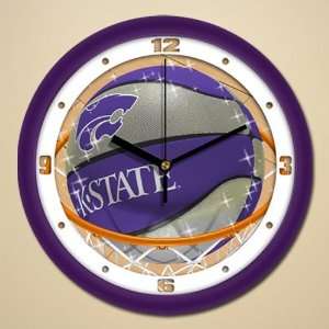   Kansas State Wildcats 11.5 Slam Dunk Wall Clock