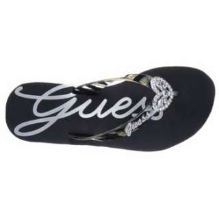 GUESS SINTA WOMENS THONG WEDGE SHOES ALL SIZES  