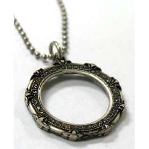  Stargate SG 1 Zinc Silver Gate Necklace 