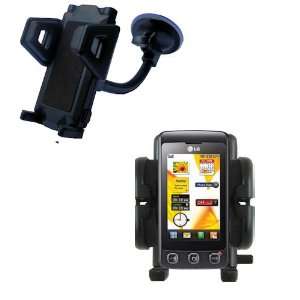   Car Windshield Holder for the LG KP500   Gomadic Brand Electronics