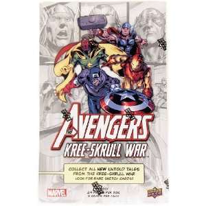  Marvel Avengers Kree Skrull War Trading Cards Hobby Box 