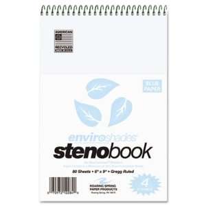  Enviroshades Steno Notebook Gregg 6 x 9 Blue 80 Sheets/Pad 