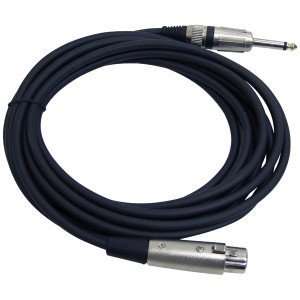  PYLE PRO PPMJL15 XLR Microphone Cable, 15 ft (.25 male 