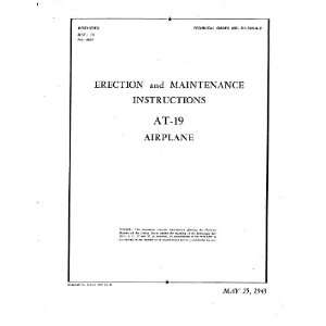    Stinson AT 19 Aircraft Maintenance Manual Sicuro Publishing Books