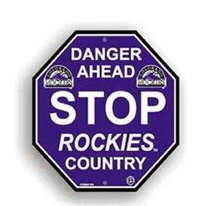  Colorado Rockies Stop Sign