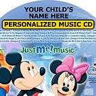 Disney Princesses Personalized Childrens Music CD NEW  