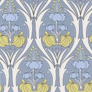   Amy Butler Wallpaper   Passion Lily   Stone, Swatch