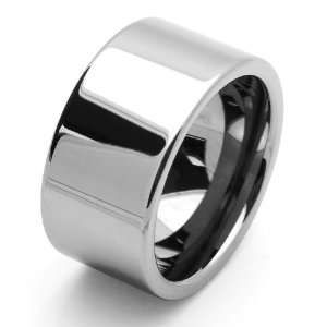   Wedding Band Flat Ring for Men (8 to 15) Size 8 Cobalt Free Jewelry