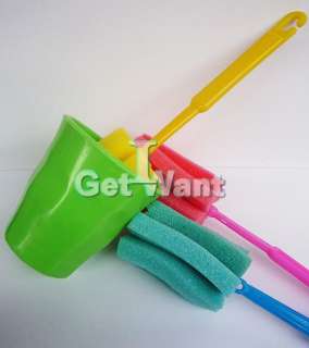 Colorful Sponge Brush Clean Glass Cup Bottle Washing Kitchen  