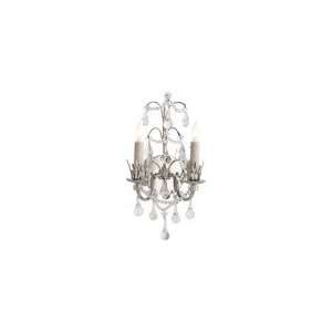  Suzanne Kasler Hannah Two Light Sconce in Polished Nickel 