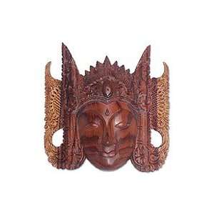  NOVICA Wood mask, Bali Opera Queen