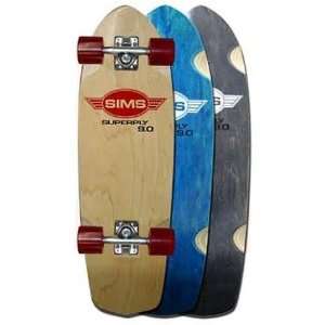  Sims Skateboards Superply Complete BLUE   9 Sports 