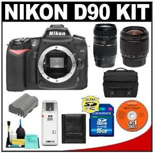 Nikon D90 Digital SLR Camera + Tamron 28 80mm + 70 300mm 