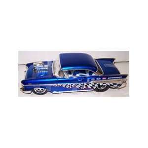   with Blown Engine 1957 Chevy Bel Air in Color Blue Toys & Games