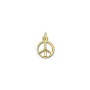  Gold Filled Peace Sign Charm Arts, Crafts & Sewing