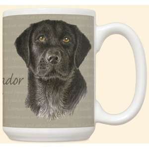  David Kiphuth Dog Breed 15 ounce Coffee Mug Cup ~ Black 