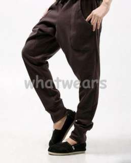 Mens Korea Style Harem Shifting Gear Pants 4 Color W83  