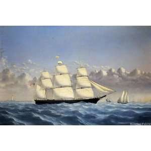   Clipper Ship Golden West of Boston, Outward Bound