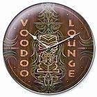 GHH Wall Clock Voodoo Lounge Logo 14 Diameter Brown Green White Ea